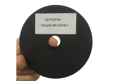Rueda de corte de metal ultra delgado 105 * 0.8 * 16mm para el proceso de ranura Durable