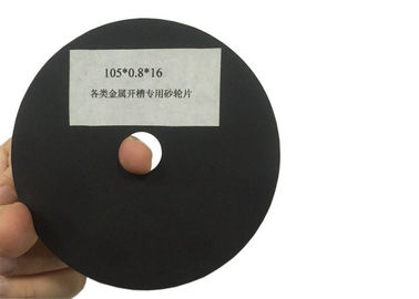 Roda de corte de metal de ranura de fresado, Roda de corte de aluminio Color negro