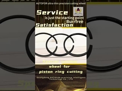 Rodas de corte especiales para el corte de anillos de pistón