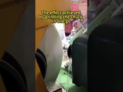 El efecto logrado al rectificar el mandril de una sola vez