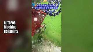 ¿Prueba de fiabilidad de la máquina cortadora?