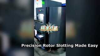 Máquina ranuradora de precisión de rotor hidráulico